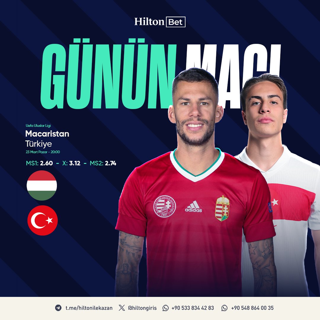hiltongiris's tweet photo. 📢MAÇ NEREDE DİYE ARAMA! ULUSLAR LİGİ HER ZAMAN BU ADRESTE...

MACARİSTAN🆚TÜRKİYE

⚽️Sen de canlı yayın keyfi ile Macaristan-Türkiye karşılaşmasını kesintisiz şekilde izle!

🔗https://t.co/AJyXoBTTuc https://t.co/Aawc3uykAJ
