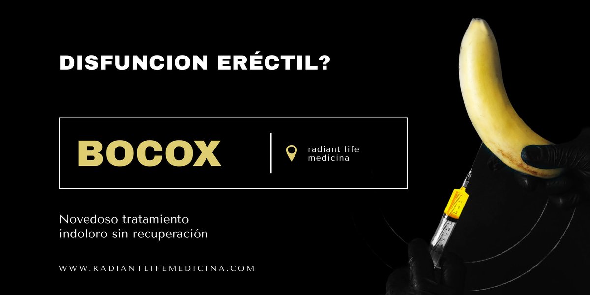 RadiantforMen's tweet photo. Con este novedoso tratamiento ambulatorio y sin dolor puede recuperar la firmeza en tus erecciones. Además un orgasmo mas intenso y hasta 2 cm de longitud! https://t.co/NuB7gjUB3A
