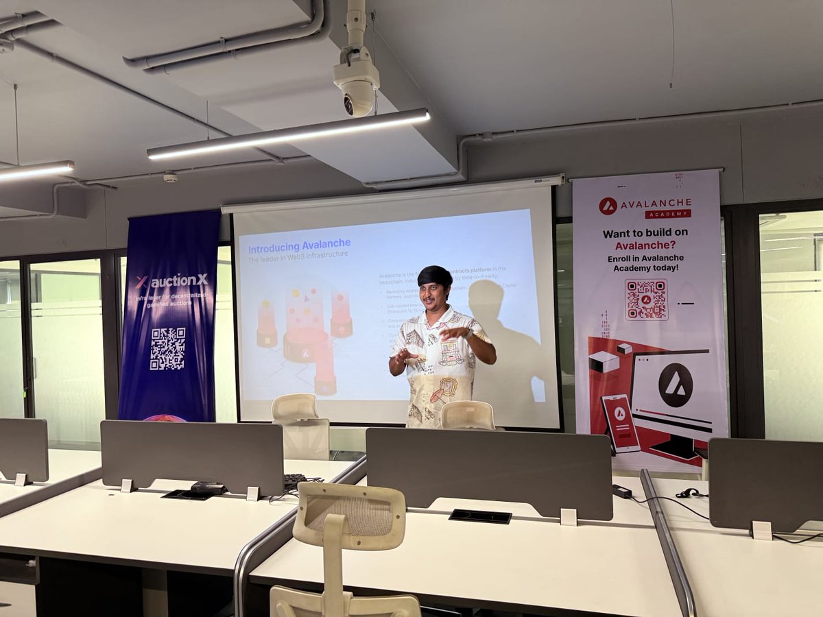 Had an amazing time at the first Avalanche Connect Ahmedabad! 🚀 Great energy, insightful discussions, and fantastic connections. Excited to keep exploring the Avalanche ecosystem! 🎉

#Avalanche #Web3_Ahmedabad
<a href="/versatile_amit/">Amit Sharma </a> <a href="/akshit_mokani/">Akshit Mokani</a>