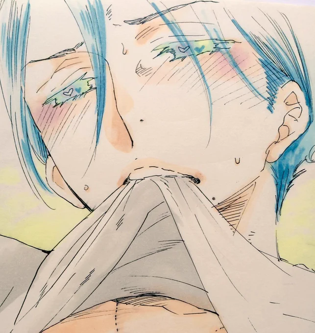 (虚無の作業が虚無すぎてカメラロールの整理を始めてしまったおろかな漫画家) 連載当時に描いたやつだと思うんだけど、 攻のつもりで描いたのか受のつもりで描いたのか覚えてない! 読者諸氏にはどっちに見えます???
