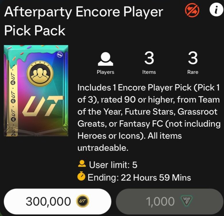 TradingEi's tweet photo. 💥65×Afterparty Pick - Worth it🤔?💥

💚+🔁 appreciated

The new Store Pick costs 300k coins and includes TOTY card. But is it worth it spending your coins on this pick🤔?

Check out this Thread🧶

1/20 https://t.co/ZrllaPC1yA