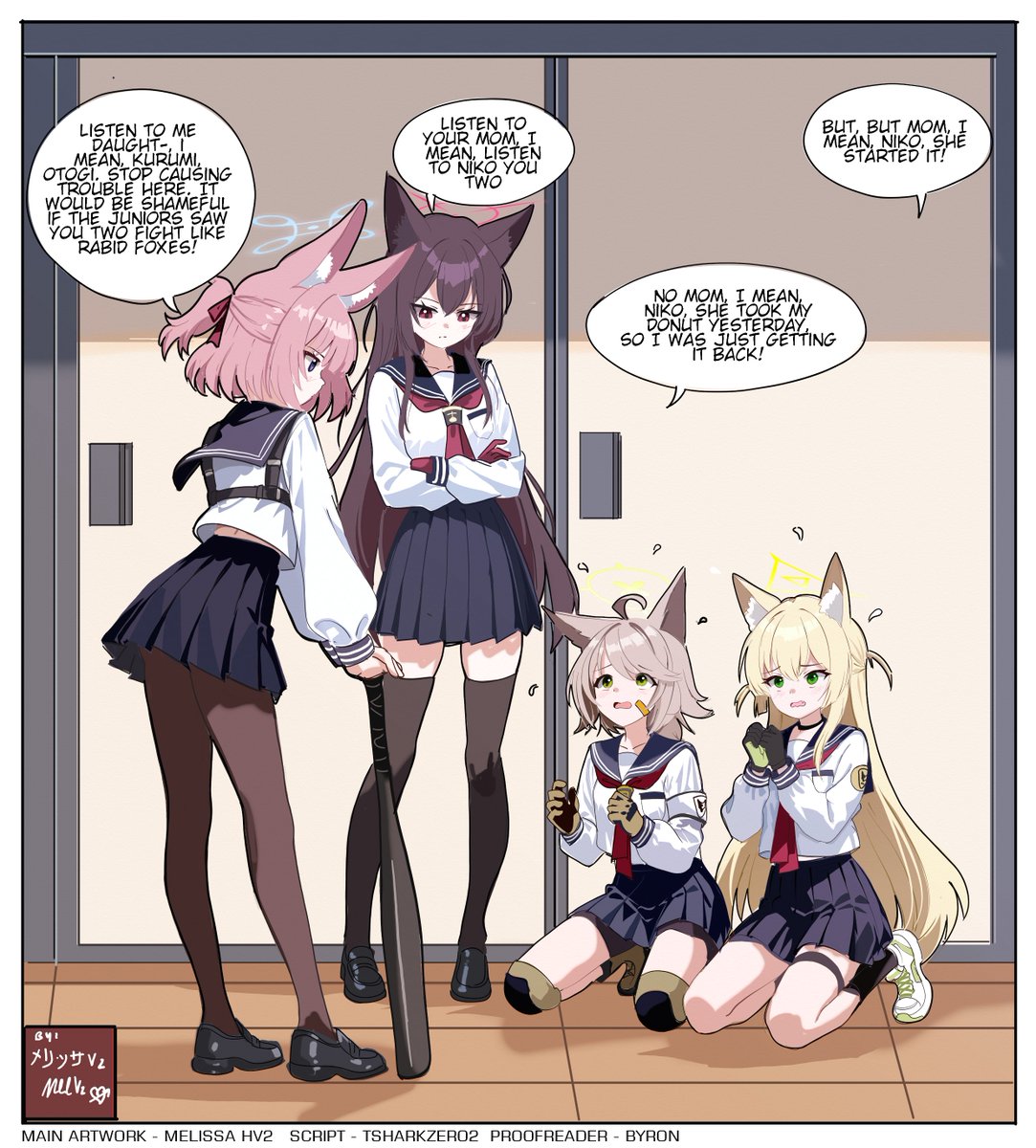 Read from right to left PS - Everyone start calling her mom that