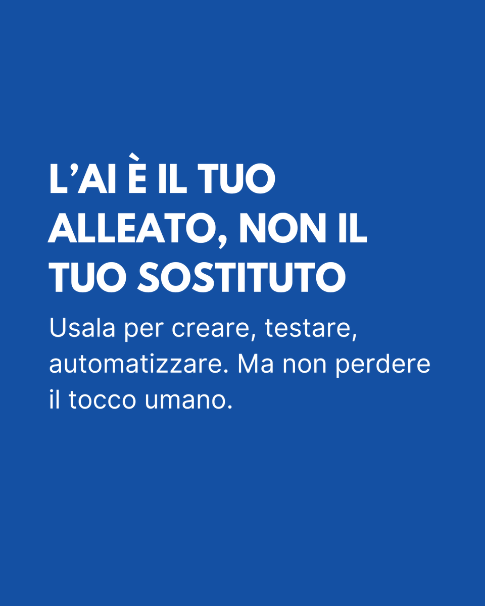 giuseppecerase's tweet photo. 🎯 5 consigli per chi fa digital marketing nel 2025:

Osa con i contenuti

Ascolta chi ti segue

Usa l’AI, ma resta umano

Personalizza tutto

Semplifica ogni esperienza

💬 Tu quale applichi già?
#MarketingOnesto #DigitalMarketing #Strategie2025 #AI #UX #CRO https://t.co/ZkXbjgf1xQ