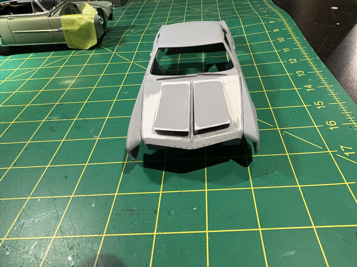 B_Vgames's tweet photo. @davekindigit           been a car nut since I was born. (47 years ). Watching your show gives me inspiration for the model cars I build. Here’s a 66 Riv with 70’s olds 442/w30 styled hood scoops. https://t.co/f1FyrvKGJT