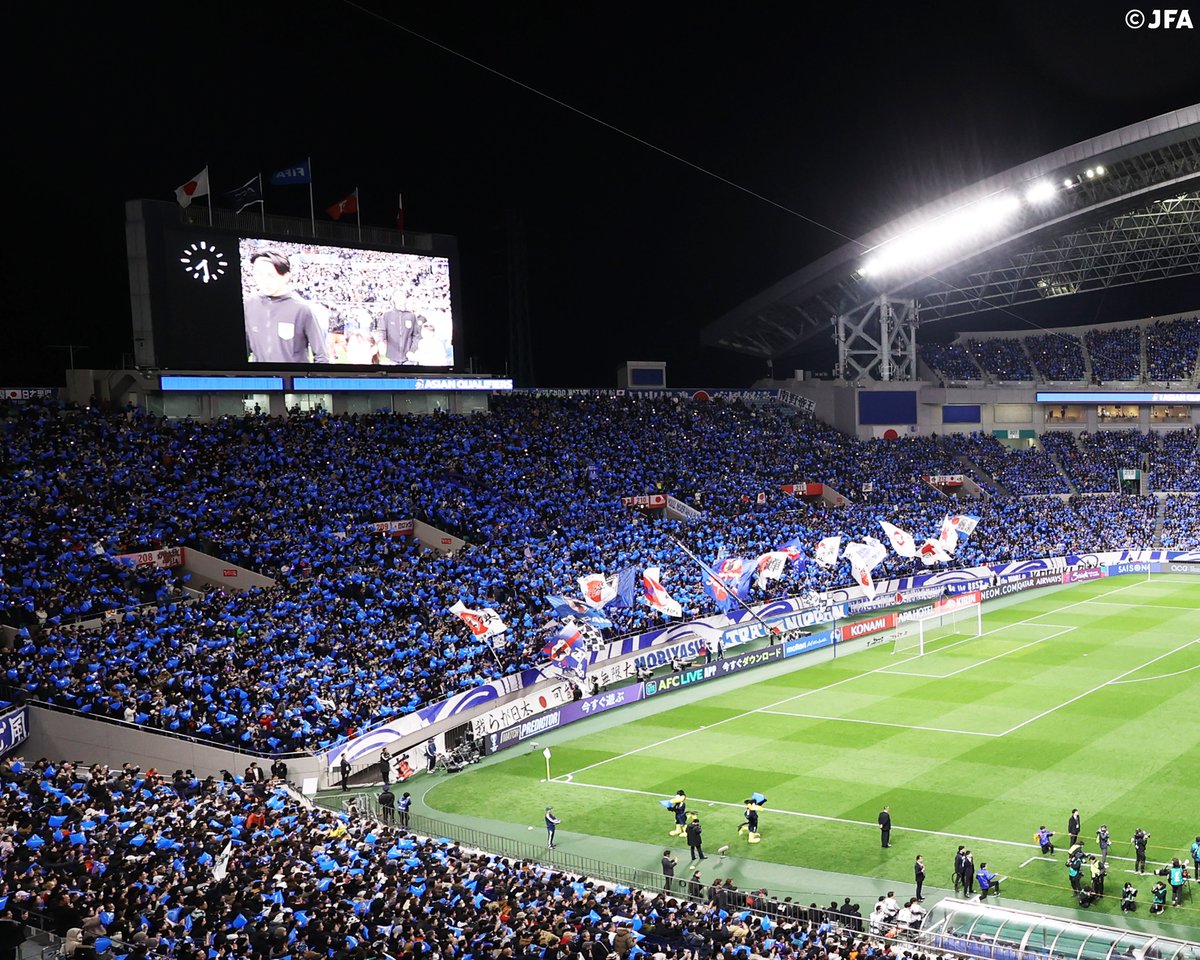 ✨🔵スタンドを青く染めて、 選手をピッチに迎えいれよう！🔵✨// 先日