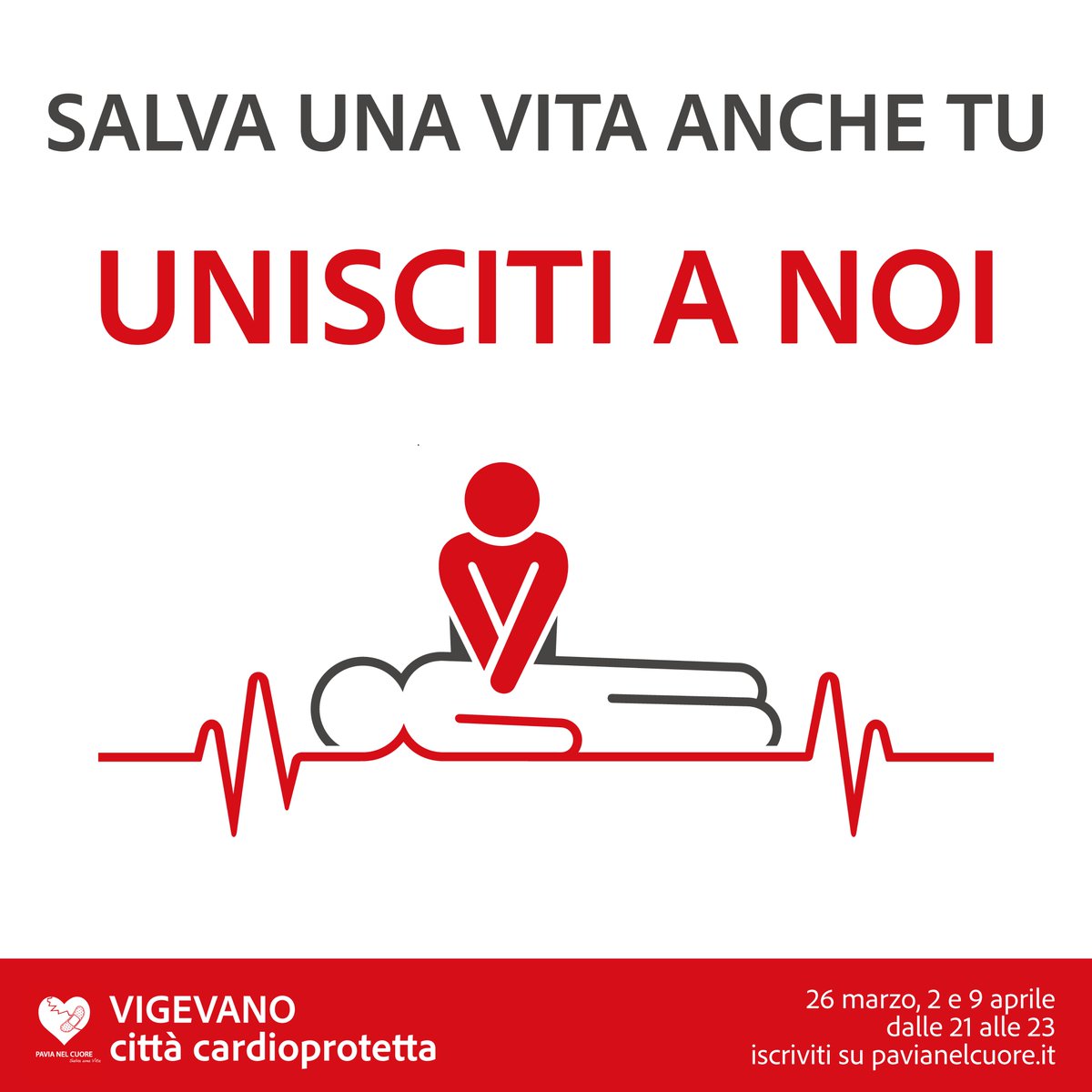 A #Vigevano c'è un gruppo di Volontari impegnato ad aumentare la sopravvivenza di chi viene colpito da #arrestocardiaco. Mettiti in gioco anche tu e partecipa alla nostra missione #salvavita
Info qui bit.ly/3rvfcZO

#pavianelcuore #pavia #lomellina #volontariato #csv