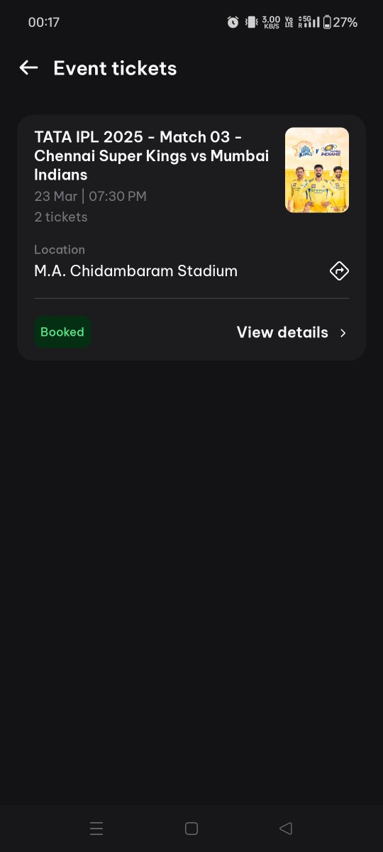 MeKrush7's tweet photo. CSK vs MI I upper extra ticket available 
If required please DM https://t.co/yAq59RxgyC
