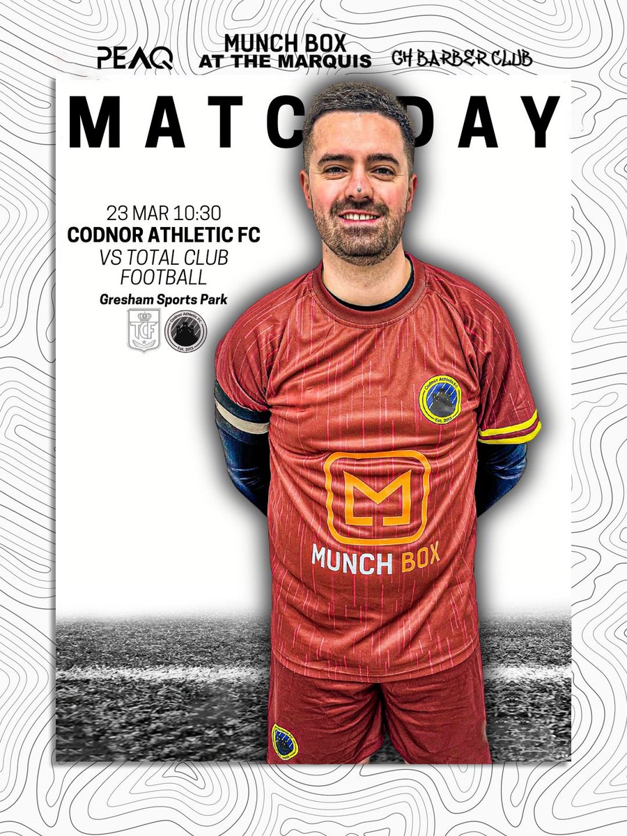 ▶️ Matchday

Penultimate game of the season as we face Total Club Football at Gresham Sports Park

Looking to extend the unbeaten run to 5 games