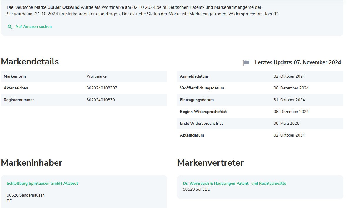 EviSmokes's tweet photo. Es gibt da in Sangerhausen die Firma Schloßberg Spirituosen GmbH Allstedt, welche extra für die #fckafd den Schnaps "Blauer Ostwind" herstellt ⬇️
Dachte, ich bin mal so nett, euch darüber zu informieren.
Im letzten Screen seht ihr die anderen Produkte dieser Firma ⬇️
#Boykott https://t.co/jusokOJsRH