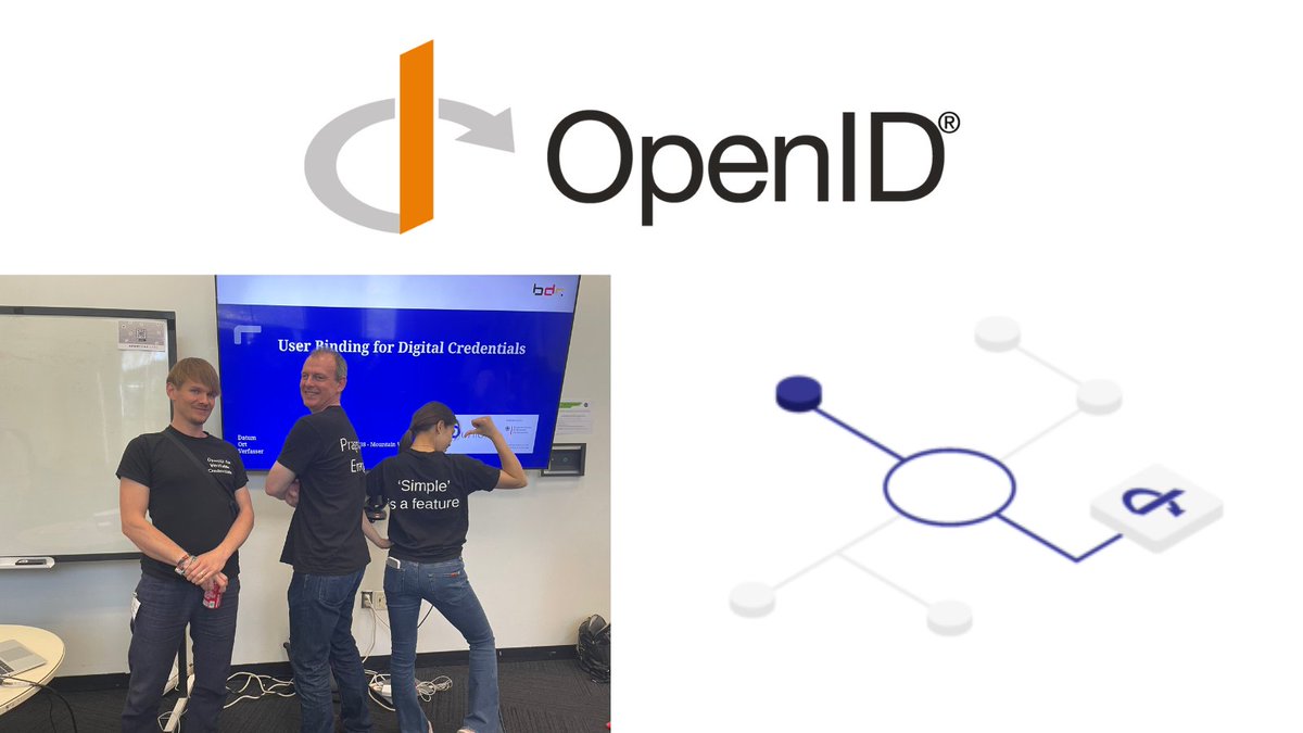 📣Calling all OpenID community &amp; OIDF members📢

OIDF's Digital Credentials Protocols (DCP) WG is meeting pre &amp; post IIW Spring25

Join in the fun!

Book your place for 7 April @ Google:
DCPWG_IIW_07Apr25.eventbrite.co.uk

Book your place for 11 April @ Apple:
DCPWG_IIW_11Apr25.eventbrite.co.uk