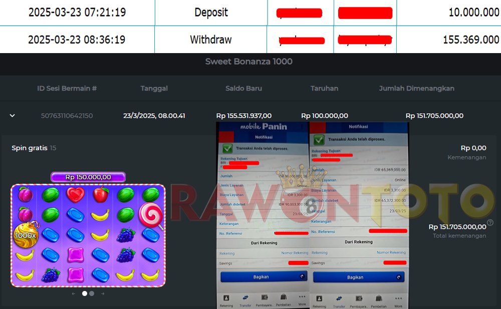 rawontoto's tweet photo. Selamat kepada userid [Surxxx] 
  berhasil mendapatkan kemenangan pada permainan Sweet Bonanza 1000  pada tanggal 23  Maret 2025    link gacor : https://t.co/L9XeVH0f1Z 

#slotgacorindonesia #MAXWIN #slot #fypviraltwitter https://t.co/Fe6GHx1Nh4