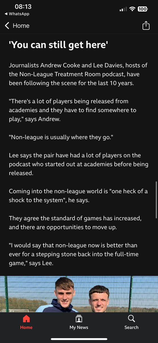 The Non League Treatment Room tweet media