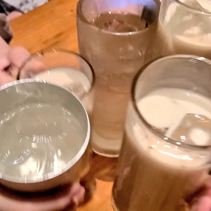 専門の友達と飲み会