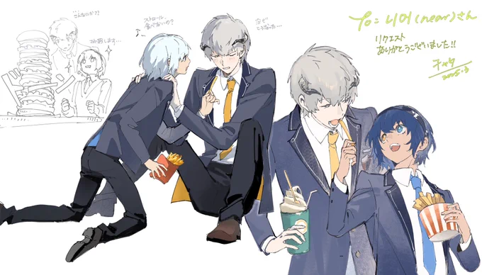 3/8 展後の原稿会で描ききれなかったお題!