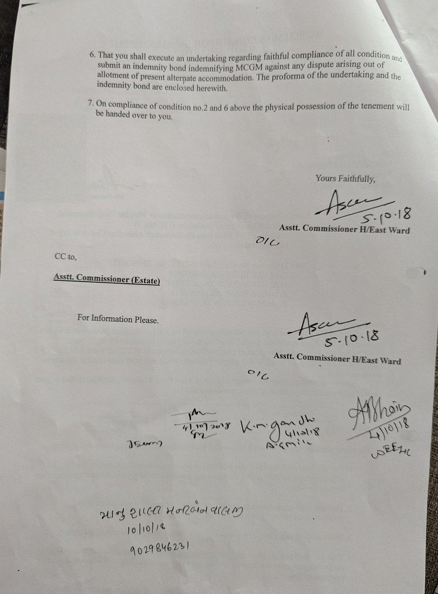 When Manibai Valaji Bhanushali has been allotted Flat under PAP as per Allotment Letter.ACHE/77/AEM/SR DT.09/10/2018 at Appa Pada,Malad(E),in lieu of old structure,how is she alloted new Stall (Satguru communication ) outside Kalina University Gate .<a href="/mybmcWardHE/">Ward HE BMC</a> <a href="/Ashcorruption/">Ashcorruption</a>