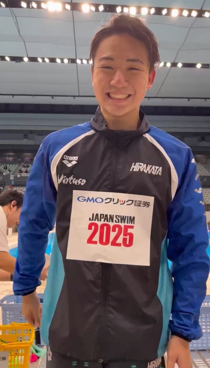 JAQUA1924's tweet photo. #競泳 第100回 #日本選手権水泳競技大会【#広報委員会】
男子1500m 自由形 決勝は、今福和志選手(枚方SS/四條畷学園高)が14分50秒18で1位! おめでとうございます。
https://t.co/kcflupBwMR
#JASF #WorldAquatics #JapanSwim #ジャパンスイム #Selection #tobiuojapan #トビウオジャパン https://t.co/HxLhfqQYSX