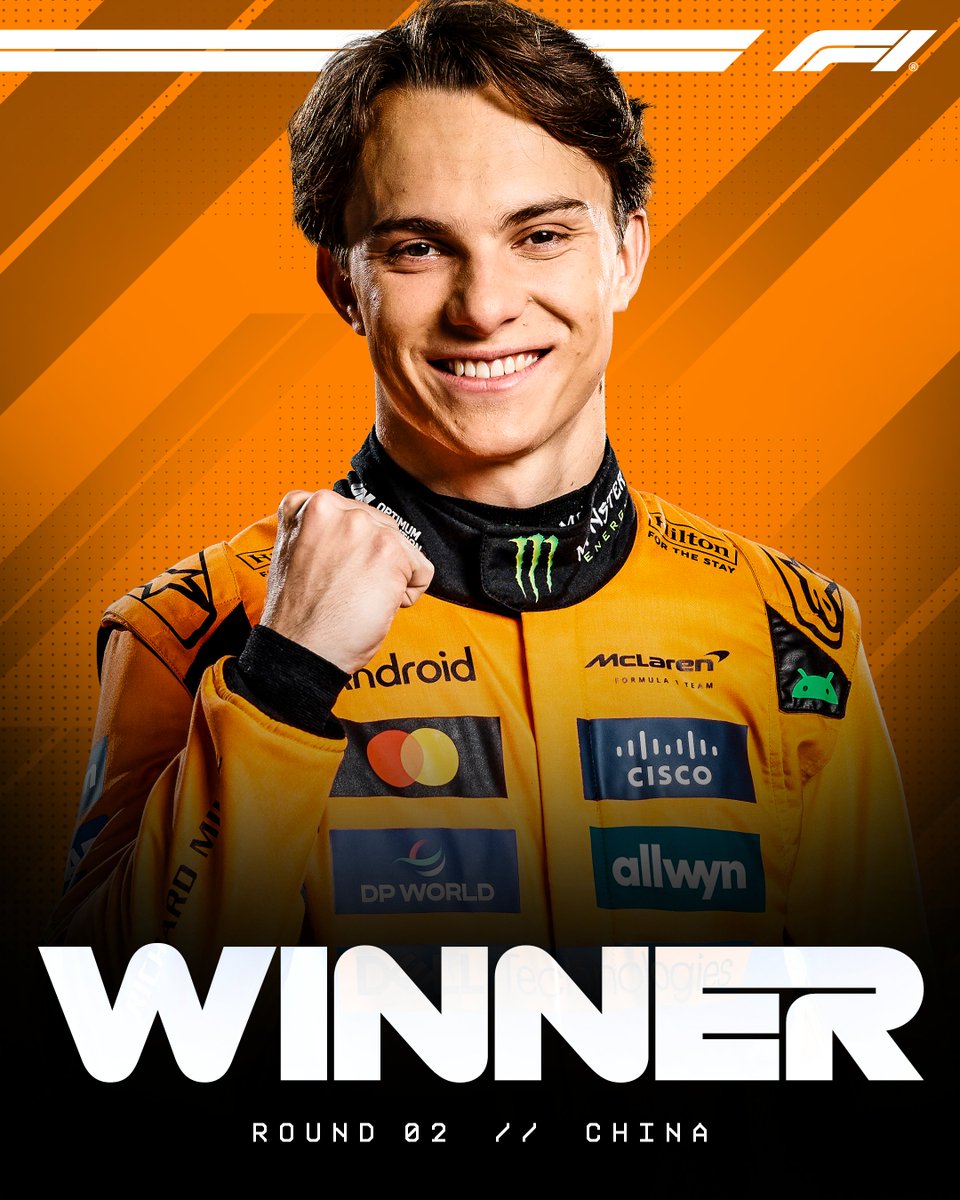 OSCAR PIASTRI WINS THE CHINESE GRAND PRIX 🎉

#F1 #ChineseGP
