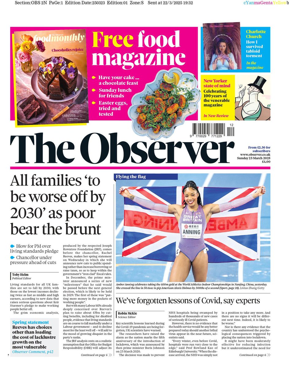 Joseph Rowntree Foundation (@jrf_uk) on Twitter photo NEW: Analysis from <a href="/jrf_uk/">Joseph Rowntree Foundation</a> ahead of the Chancellor's spring statement this week shows families worse off by £1400 by 2030.
This would mean missing the PM’s living standards milestone and could be the first govt since 1955 to see a fall in living standards across a parliament. NEW: Analysis from <a href="/jrf_uk/">Joseph Rowntree Foundation</a> ahead of the Chancellor's spring statement this week shows families worse off by £1400 by 2030.
This would mean missing the PM’s living standards milestone and could be the first govt since 1955 to see a fall in living standards across a parliament.