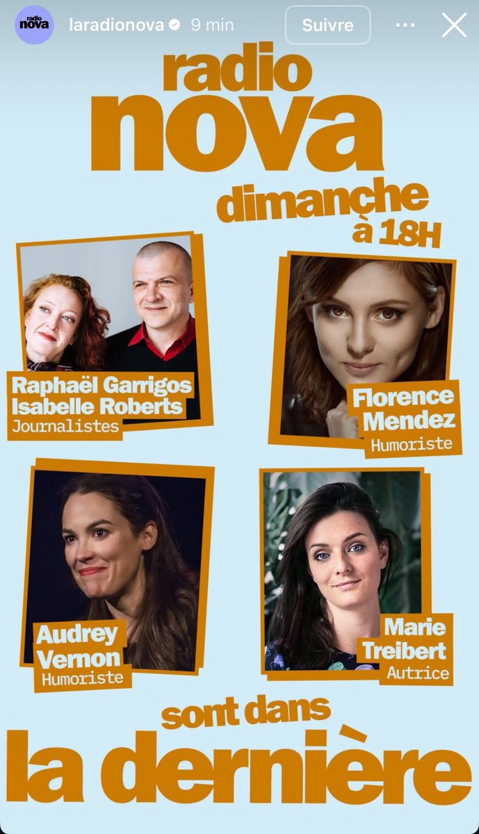 🔥 On se retrouve aujourd’hui de 18H à 20H dans vos oreilles sur Radio Nova pour une nouvelle chronique dans La dernière !