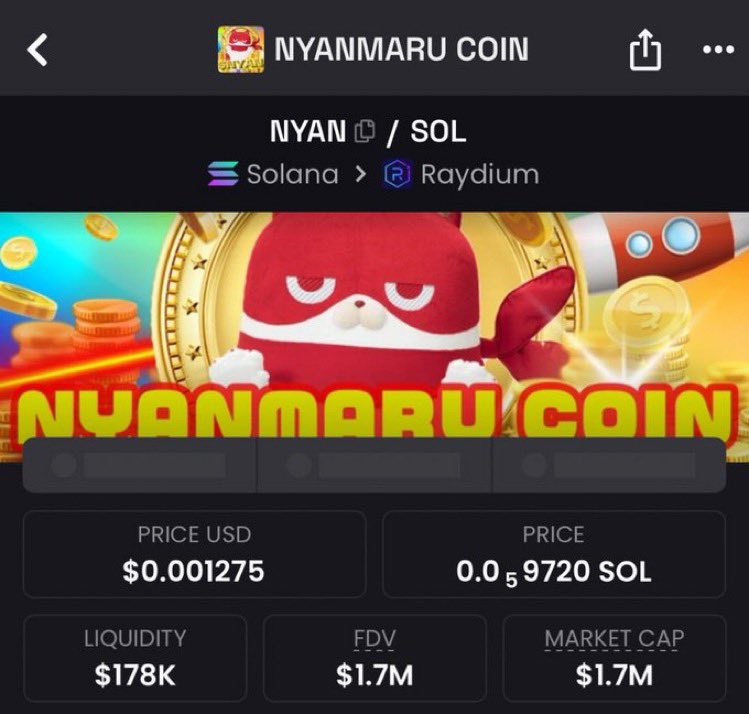 Coingifted's tweet photo. Highlighted $NYAN at $1.7M mcap in my TG.
Join our private TG for more early calls.

#Solanna #MEMECoin
#asscoin #titcoin $jeeta $nftlx
#mubarak $memdex $fat $giza $guess $pvs $img $moby #degen
#Trump #DOGE $moby $sigma $giga $ponke $vine $pnut
$lIm $buzz https://t.co/K53Ktw95cs