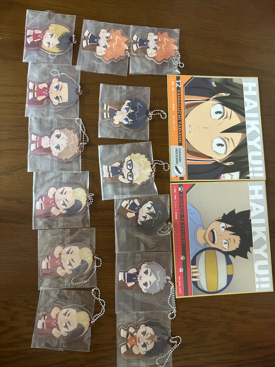 0502Atushi's tweet photo. 交換譲渡
ハイキュー 一番くじ ゴミ捨て場の決戦2

定価＋送料で譲ります。

求D賞の繋げ https://t.co/kt79tu0Lc9