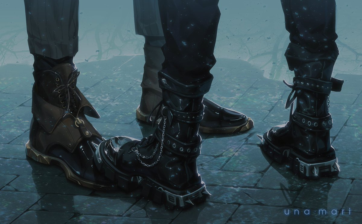 shoe practice with #yomber /someday i'll start drawing characters in their original outfits, i SWEAR/