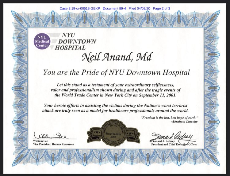 Christopher R. Russo, M.D. (@ledhedd2) on Twitter photo <a href="/USAO_EDPA/">U.S. Attorney EDPA</a> <a href="/FBIPhiladelphia/">FBI Philadelphia</a> Persecuted cardio-thoracic anesthesiologist and interventional pain physician Dr. Neil Anand is an American Hero.
<a href="/PhillyInquirer/">The Philadelphia Inquirer</a>
<a href="/NBCPhiladelphia/">NBC10 Philadelphia</a>
<a href="/nytimes/">The New York Times</a>
<a href="/AAPSonline/">Association of American Physicians & Surgeons</a>
<a href="/AmerMedicalAssn/">AMA</a>
<a href="/Medscape/">Medscape</a>
<a href="/DOGE_DOJ/">DOGE DOJ</a> <a href="/USAO_EDPA/">U.S. Attorney EDPA</a> <a href="/FBIPhiladelphia/">FBI Philadelphia</a> Persecuted cardio-thoracic anesthesiologist and interventional pain physician Dr. Neil Anand is an American Hero.
<a href="/PhillyInquirer/">The Philadelphia Inquirer</a>
<a href="/NBCPhiladelphia/">NBC10 Philadelphia</a>
<a href="/nytimes/">The New York Times</a>
<a href="/AAPSonline/">Association of American Physicians & Surgeons</a>
<a href="/AmerMedicalAssn/">AMA</a>
<a href="/Medscape/">Medscape</a>
<a href="/DOGE_DOJ/">DOGE DOJ</a>