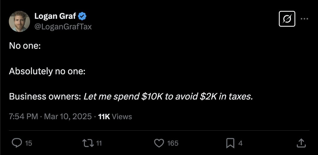 RemoteLinkXpert's tweet photo. Accountants often joke ,Why spend $10K just to save $2K in taxes?
But for business owners, it’s no laughing matter…
Taxes don’t generate revenue,or add value to a business. They’re simply a cost.
Every legal strategy to minimize them? That’s money kept where it belongs—business. https://t.co/Ijq9CxN8lm