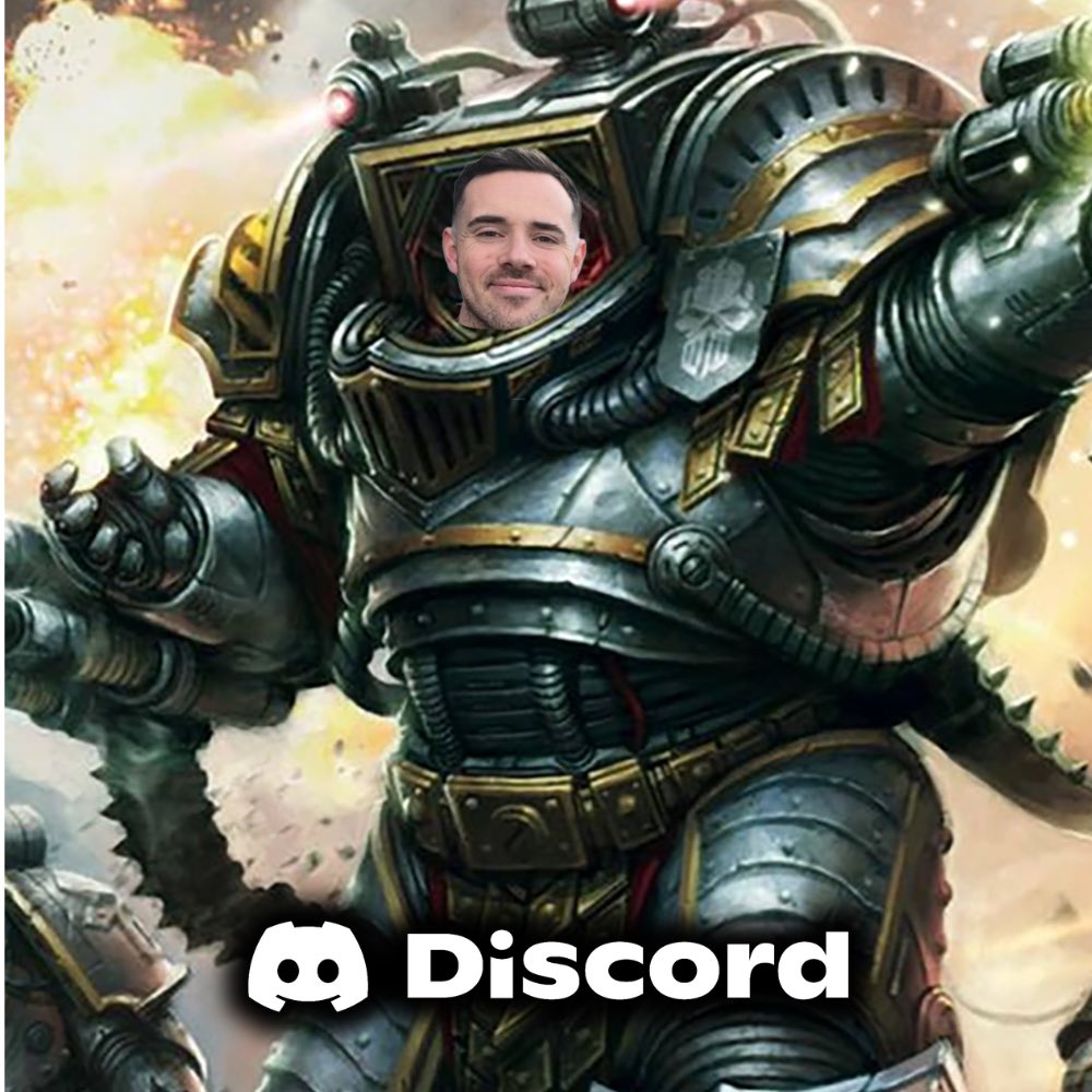 Are you a chill warhammer person? Or painter? Or into other Wargames? Or nerdy stuff in general? 

I’m not on here very much any more so I made a discord, just for you! 

I’ll put the link below and it’s in my bio too

#warhammercommunity #warhammer #minipainting #warhammer40k