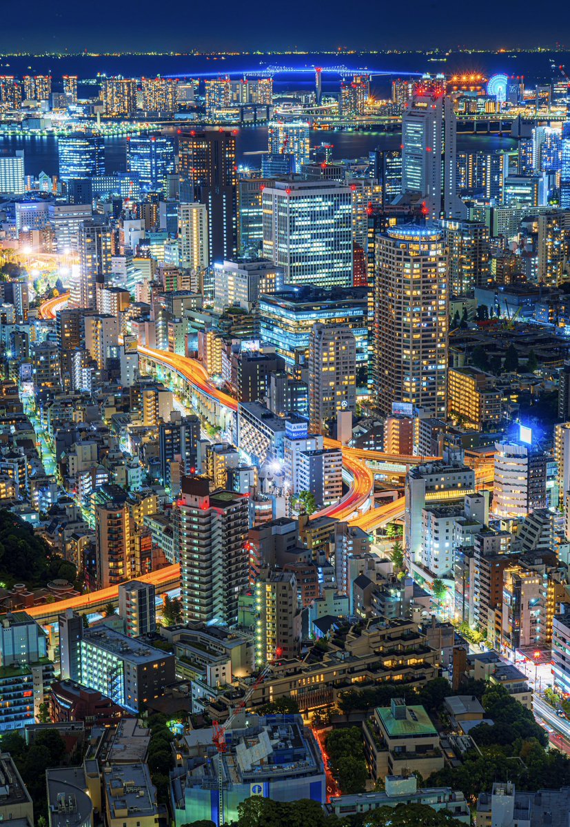 圧倒的密度の東京夜景。