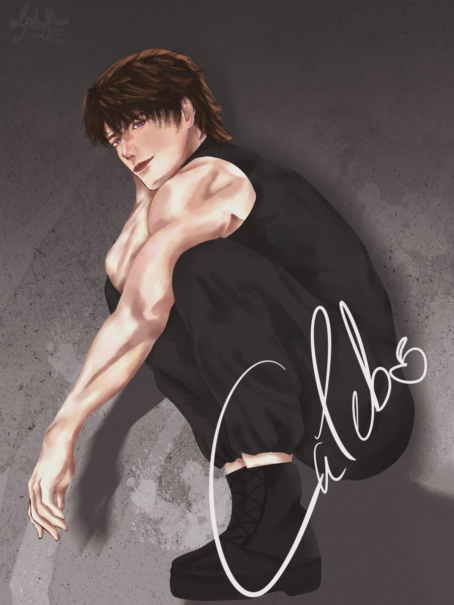 lynlin_maw's tweet photo. mehhhjbbhjqdw. idk wht to say 
#Caleb #LoveandDeespace https://t.co/b7F4EnEQRv