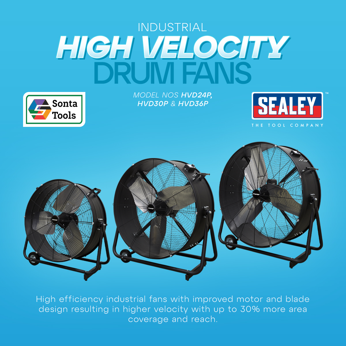 SontaSolutions's tweet image. Introducing the Sealey high-efficiency industrial fan, a robust unit crafted with a heavy-duty gauge steel casing, guard, and frame.
#SontaTools #SealeyTools #IndustrialFans #Safety #productivity #Innovations #efficiency