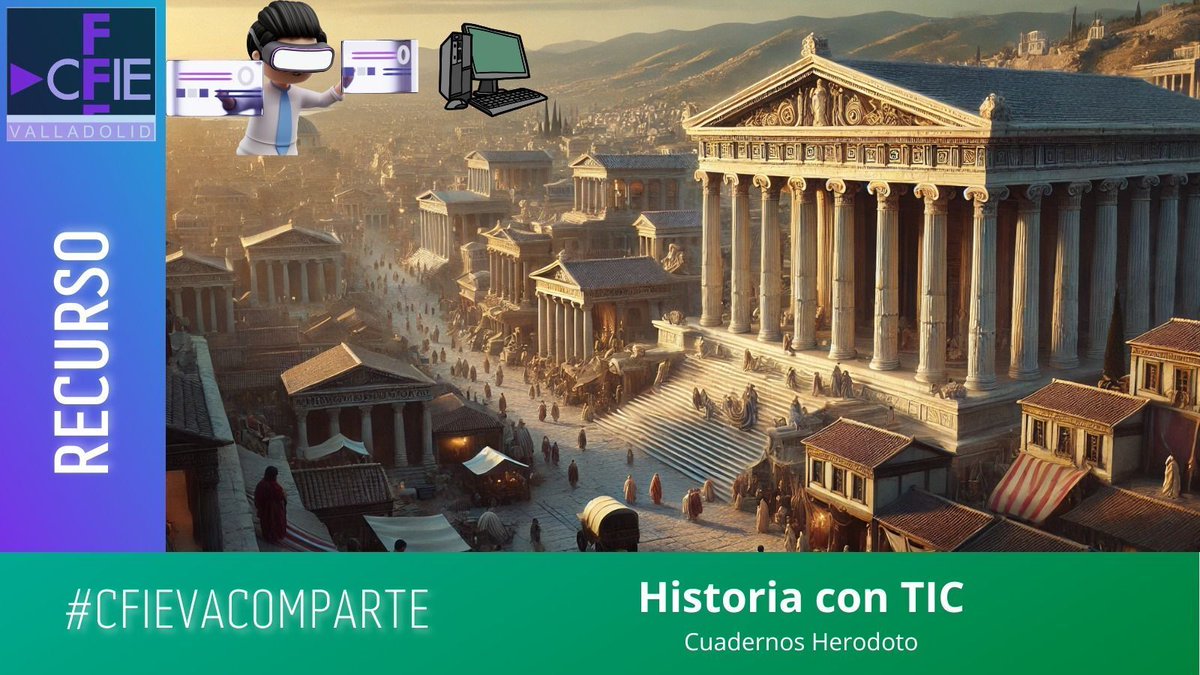 Excelentes recursos✍️🖥️<a href="/CdeHerodoto/">Cuadernos de Heródoto</a> para sumergirnos en la historia🏰:
➡️Visitas virtuales a la Antigüedad cutt.ly/jriLSnOW
➡️Aprender historia con juego online estrategia bit.ly/visitasvirtual…
➡️Y mucho más🔝cutt.ly/SriLFDE7
<a href="/educacyl/">Educación JCyL</a>
#cfievacomparte  #Innovacyl