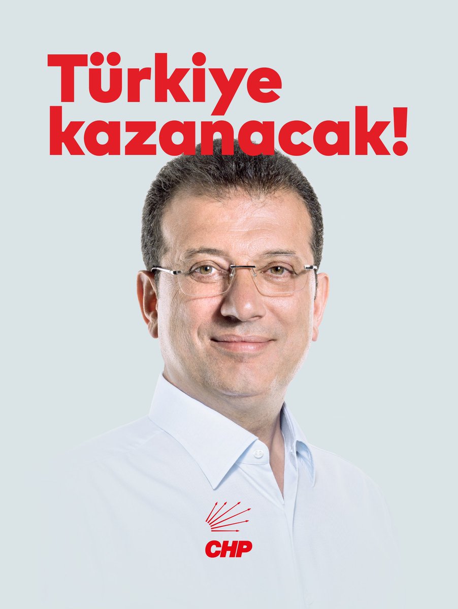 Kötülük kaybedecek, Türkiye kazanacak!

08.00 - 17.00 arasında sandık başına bekliyoruz.
Üye olmanız şart değil, gelin, seçin, tarihe geçin: onsecim.chp.org.tr

#İmamoğluMilleteEmanet