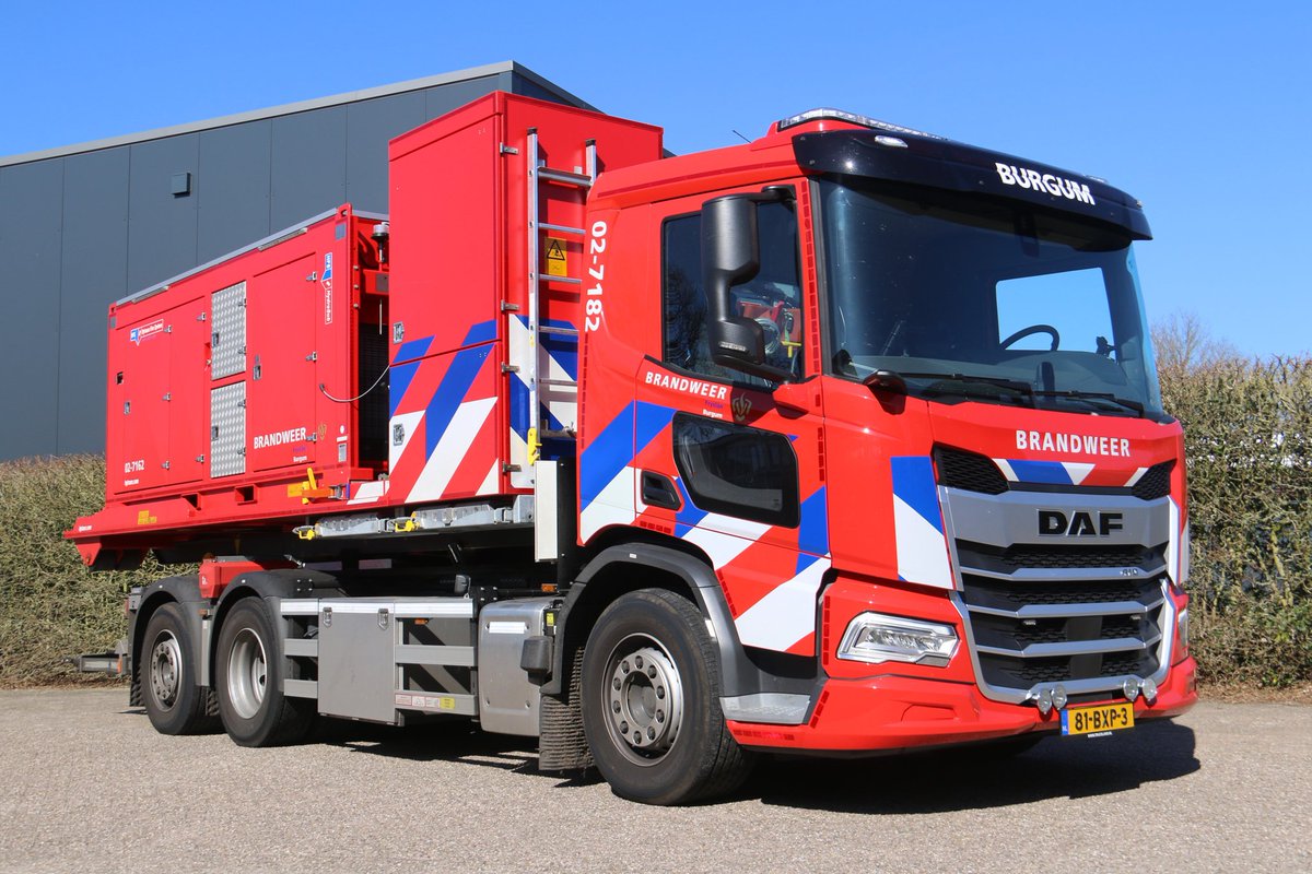 Brandweer inzet in Burgum