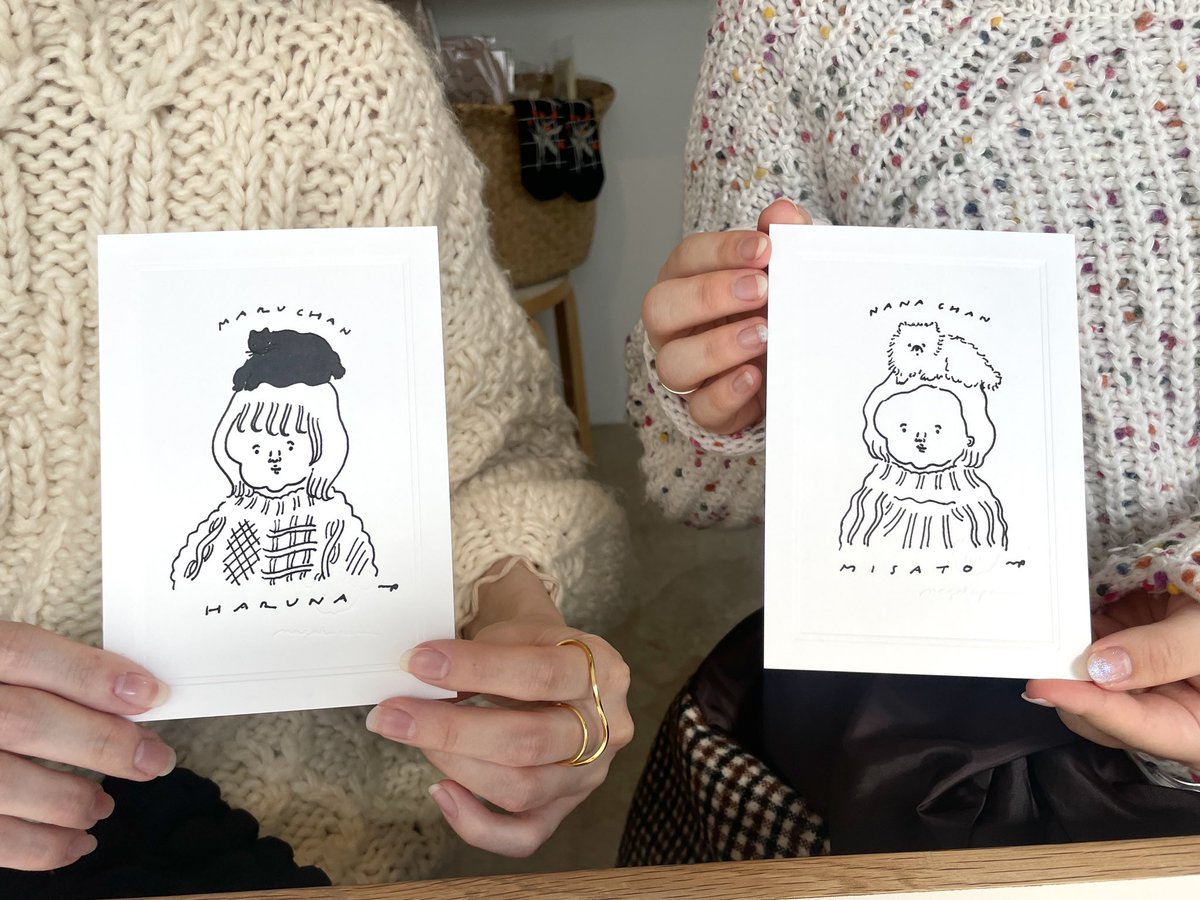 似顔絵2日目&POPUP終了しました!
たくさんのご来店本当にありがとうございました🦮🫶🏿 