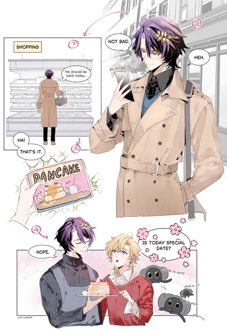 #レイチュリ #ratiorine 
(read from right to left)
Although Ratio is financial freedom, seeing income still makes him feel pleased. After all, He is an ordinary person. 