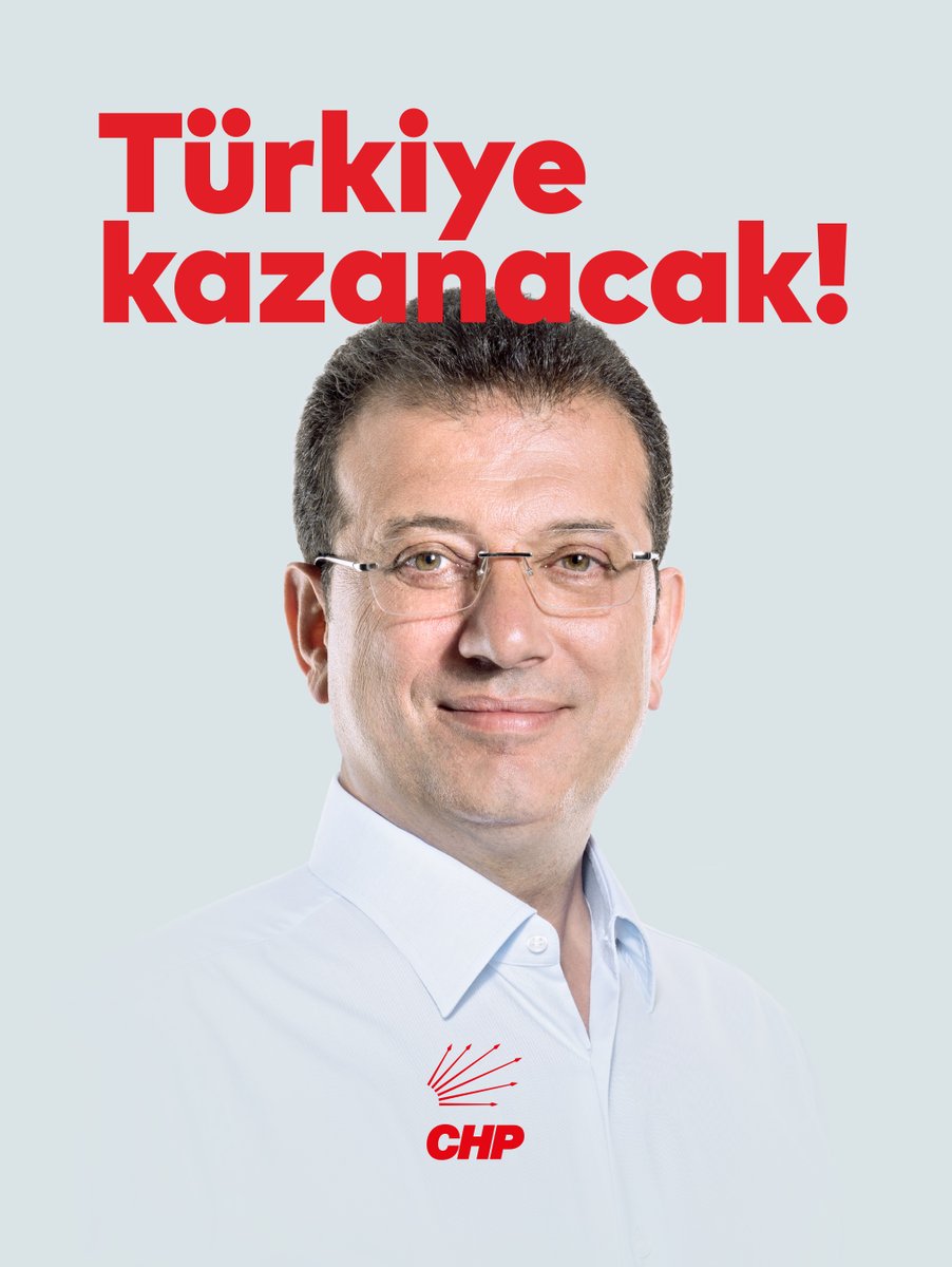 Kötülük kaybedecek, Türkiye kazanacak!

08.00 - 17.00 arasında sandık başına bekliyoruz.
Üye olmanız şart değil, gelin, seçin, tarihe geçin: onsecim.chp.org.tr

#İmamoğluMilleteEmanet