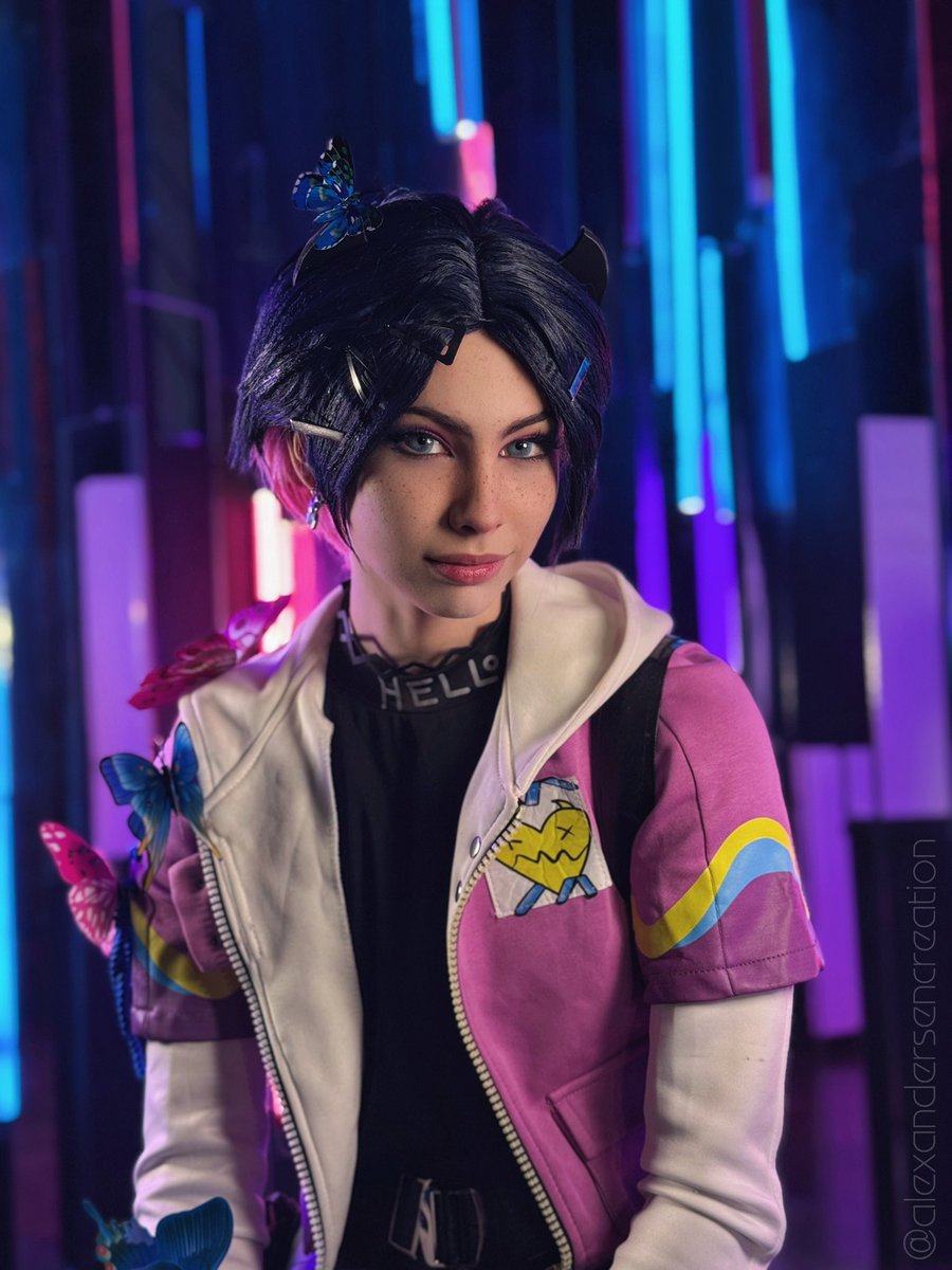 Time is not on your side when Clove is near. The shadows creep in, traps are set—there’s no escape. 

#Valorant #Clove #Cosplay #iphone15pro