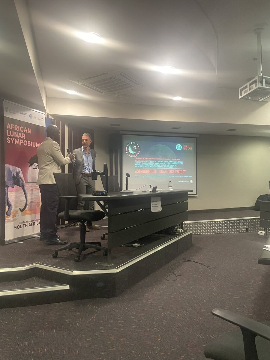 carlassharpe's tweet image. Proud to present #Africa2Moon at the first @AfricaAstronomy African Lunar Symposium. Thank you to our esteemed colleagues for your time, encouragement and knowledge. @developspacesa envisions a future of collaboration and @Africa2M71014 is a demonstration of this.