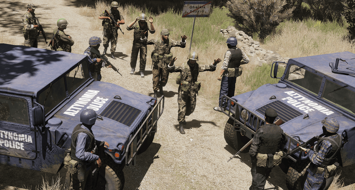 AugCph's tweet image. Arma Factions Reimagined 1.1 Update has been released!
The update includes new vehicles for the Altis National Police, AAF, and FIA, and overhauls existing AAF and FIA Humvee textures.
Check it out here: steamcommunity.com/sharedfiles/fi…
#Arma3 #Arma3Photography #AFRmod