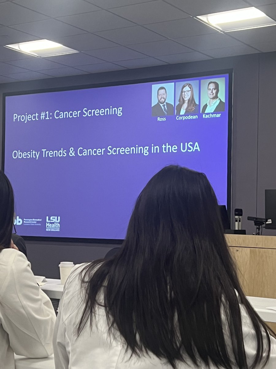 Vance L. Albaugh, MD, PhD, DABOM, DABS-FPMBS (@metabolic_knife) on Twitter photo Honored to speak on #cancer and #obeisty at <a href="/lsusurgerydept/">LSU Department of Surgery</a> Cohn-Rives Surgical Society and to share the stage with a GIANT in Surgical Oncology Professor Sir Murray Brennan from <a href="/MSKCancerCenter/">Memorial Sloan Kettering Cancer Center</a>
Proud to highlight our <a href="/PBRCNews/">Pennington Biomedical Research Center</a> research fellows groundbreaking work! Honored to speak on #cancer and #obeisty at <a href="/lsusurgerydept/">LSU Department of Surgery</a> Cohn-Rives Surgical Society and to share the stage with a GIANT in Surgical Oncology Professor Sir Murray Brennan from <a href="/MSKCancerCenter/">Memorial Sloan Kettering Cancer Center</a>
Proud to highlight our <a href="/PBRCNews/">Pennington Biomedical Research Center</a> research fellows groundbreaking work!