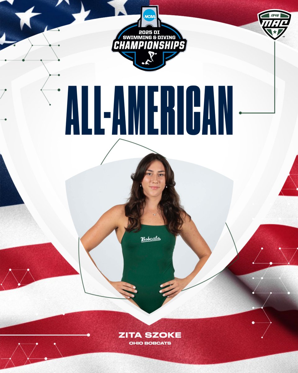 MACtion (@macsports) on Twitter photo Congratulations Zita Szoke on achieving All-American status at the NCAA Championships this weekend, after setting a new <a href="/OHIOswimdive/">Ohio Swimming and Diving</a> & MAC record in the 100 free, as well as a new Bobcats' record in the 200 free!
<a href="/OHIOswimdive/">Ohio Swimming and Diving</a> | #MACtion Congratulations Zita Szoke on achieving All-American status at the NCAA Championships this weekend, after setting a new <a href="/OHIOswimdive/">Ohio Swimming and Diving</a> & MAC record in the 100 free, as well as a new Bobcats' record in the 200 free!
<a href="/OHIOswimdive/">Ohio Swimming and Diving</a> | #MACtion