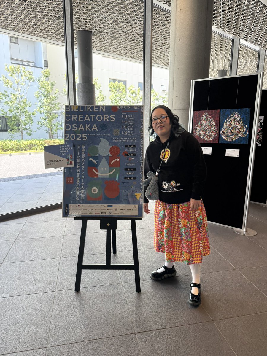 BILLIKEN CREATORS OSAKA に出展した作品がOMO7大阪by星野リゾートの一階展示に選ばれて本日みにいってきましたー
3月31日まで展示されています！
#billiken
#omo7大阪
#mayupy