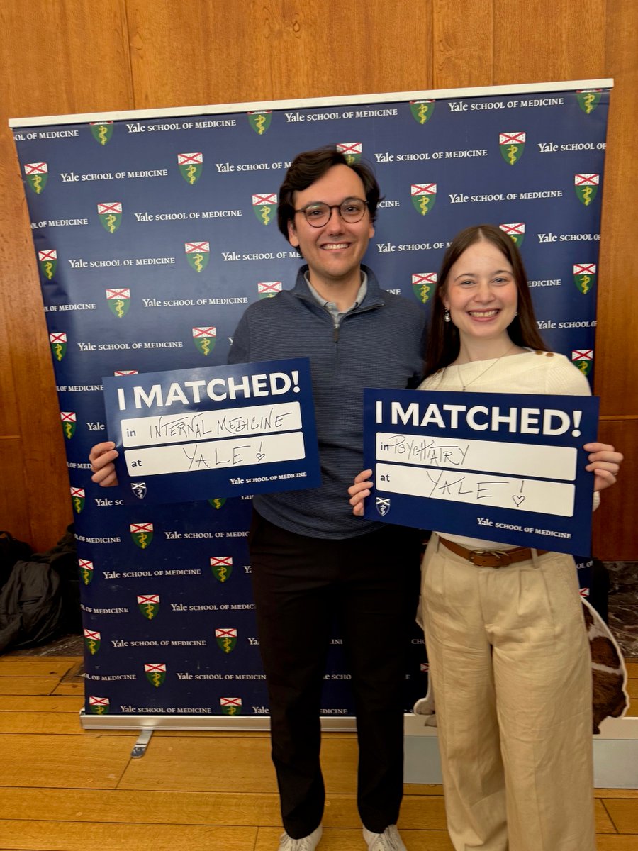 Beyond grateful to continue my training at Yale alongside my partner! Thank you to our mentors and family for their unwavering support! This wouldn’t be possible without you!

And thank you to <a href="/MarkDSiegel1/">Mark D. Siegel</a>  for the warm welcome to the <a href="/TradIMYale/">Yale IM Traditional Residency Program</a> family!
