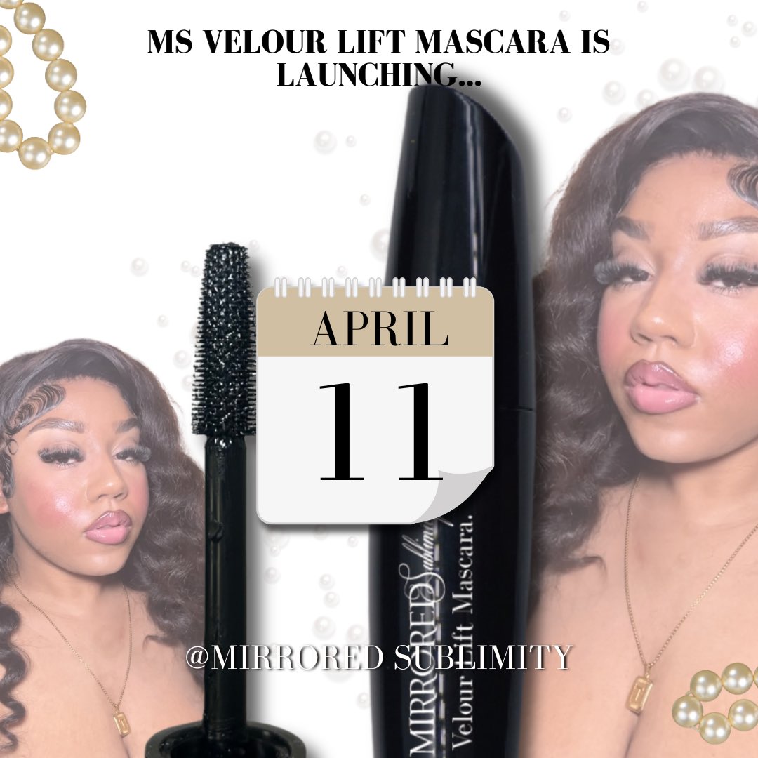 MSublimity's tweet image. only 18 days left until the mirrored sublimity Velour lift mascara launches! Are you ready? Subscribe to our mailing list for updates on the launch and early access.

#mirroredsublimity #beauty #mascara #lashes