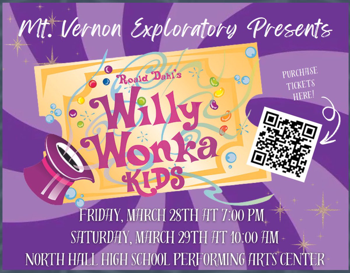 Mt. Vernon Exploratory School (@mvesgainesville) on Twitter photo Our school musical is this week! Willy Wonka Kids π©π€πΊ <a href="/NorthHallHigh/">North Hall High</a> πππ« <a href="/Hall_Schools/">Hall County Schools</a> Our school musical is this week! Willy Wonka Kids π©π€πΊ <a href="/NorthHallHigh/">North Hall High</a> πππ« <a href="/Hall_Schools/">Hall County Schools</a>
