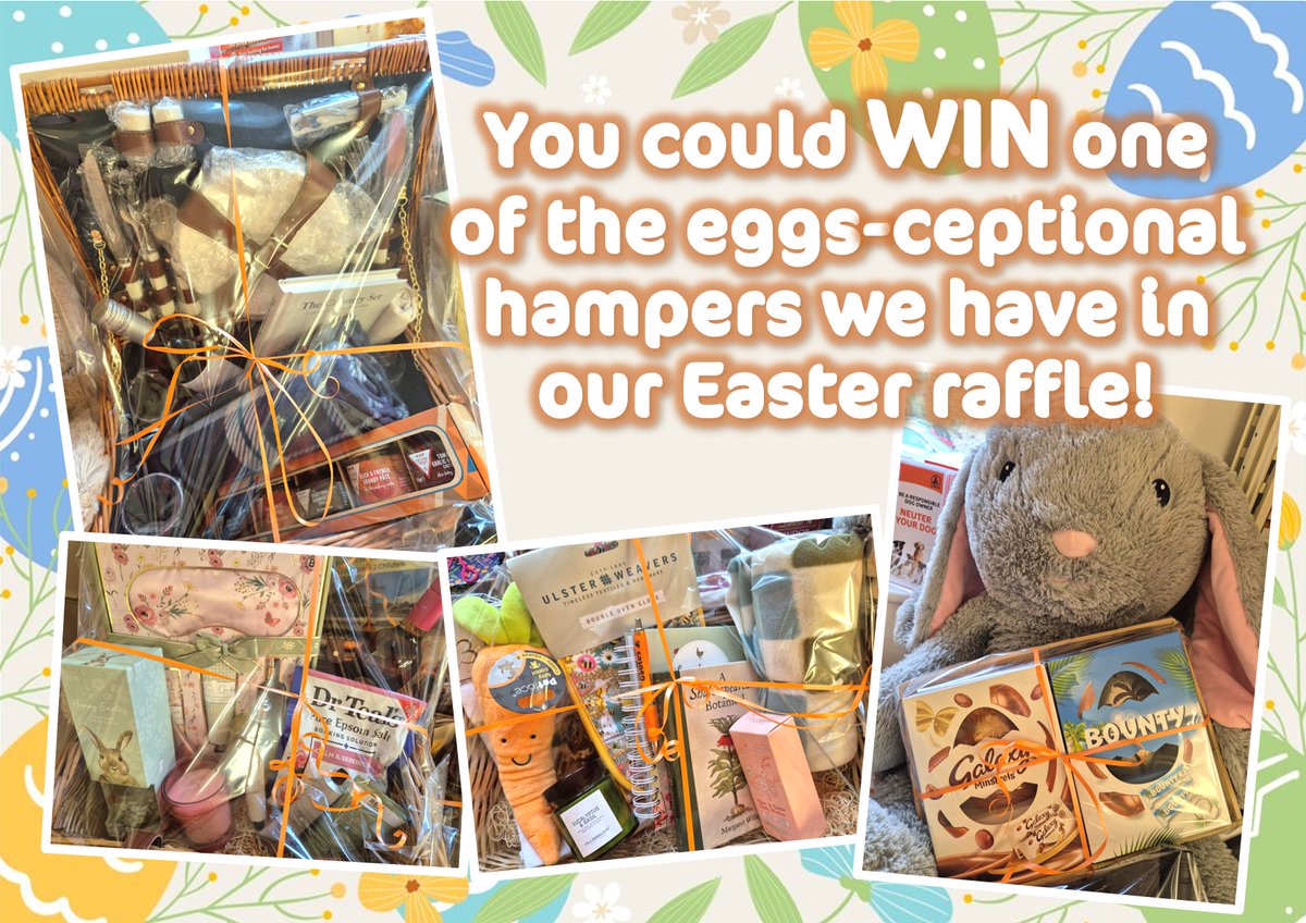This is just a few of the eggs-citing hampers we have up for grabs in our Easter raffle! 🐰

Get your tickets here now: justgiving.com/campaign/gable…

#plymouth #plymouthuk #devon #cornwall #plymouthwhatson #plymouthraffle #plymouthcharity