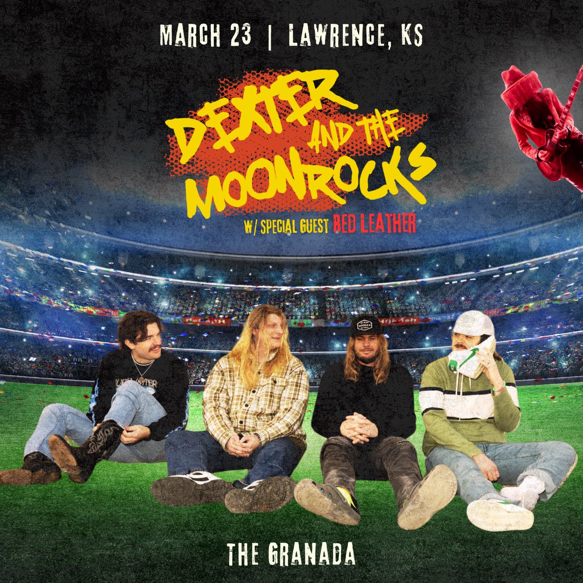 The Granada Theater (@thegranada) on Twitter photo TONIGHT! Wear your best space cowboy outfits to <a href="/The_Moonrocks/">Dexter and The Moonrocks</a> at The Granada with special guest, Red Leather! 🤠
All Ages // Doors at 7pm
🎟️Tickets at thegranada.com TONIGHT! Wear your best space cowboy outfits to <a href="/The_Moonrocks/">Dexter and The Moonrocks</a> at The Granada with special guest, Red Leather! 🤠
All Ages // Doors at 7pm
🎟️Tickets at thegranada.com
