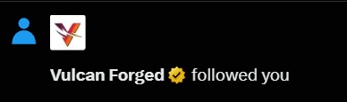 Vulcan Forged tweet media